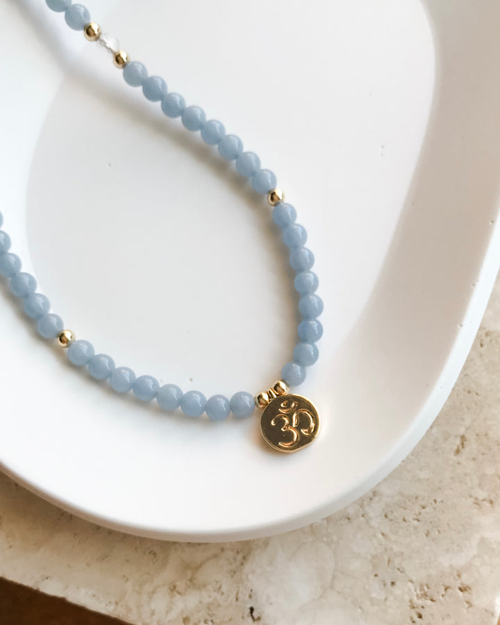 SUPPORT | Angelite Dainty Intention Necklace