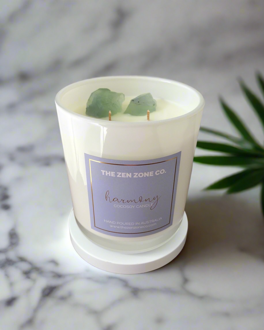 HARMONY | French Pear Crystal Infused Candle