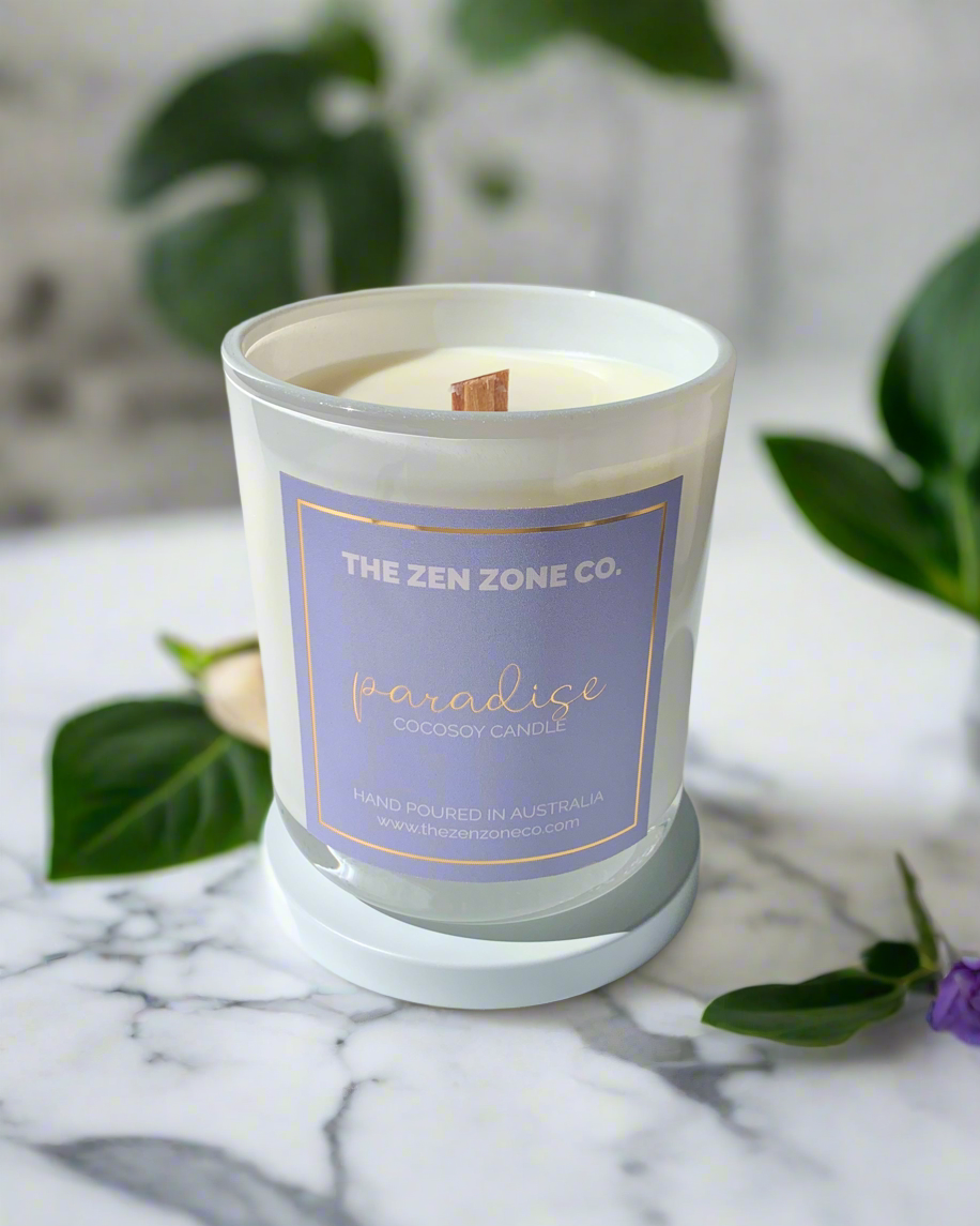 PARADISE | Ocean Mist Wood Wick Candle