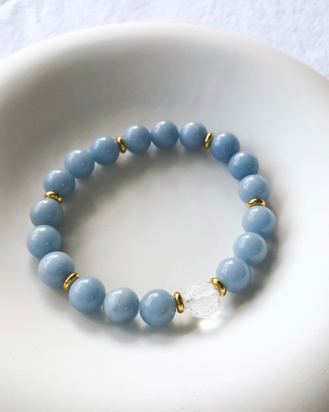 SUPPORT | ANGELITE INTENTION BRACELET