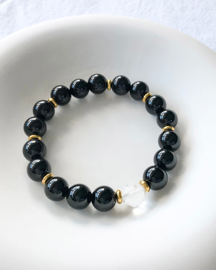 GROUNDING | BLACK ONYX INTENTION BRACELET