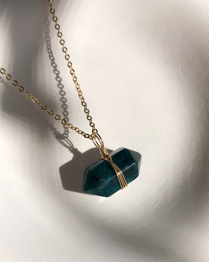 APATITE Necklace | Gold