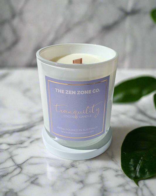 TRANQUILITY | Watermelon Wood Wick Candle