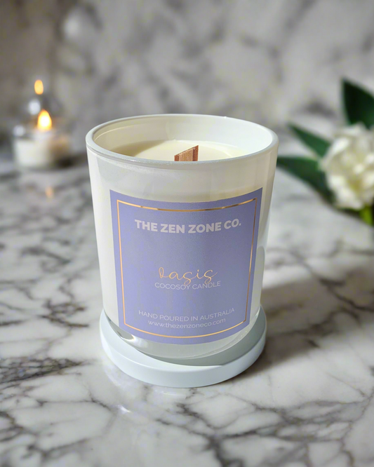 OASIS | Lychee + Guava Sorbet Wood Wick Candle