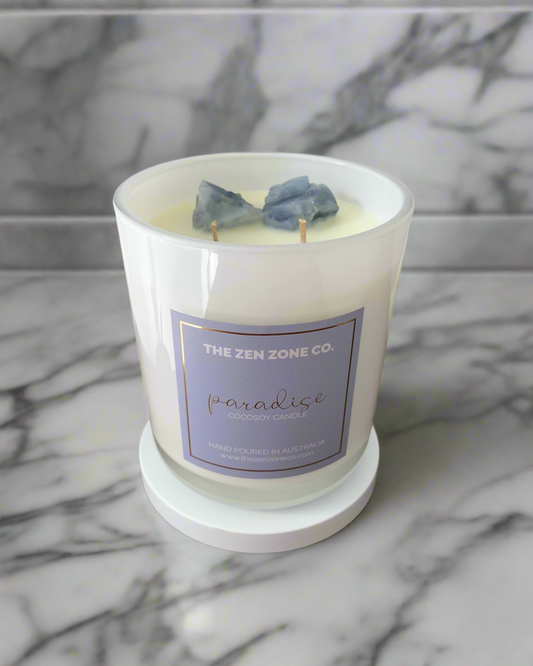 PARADISE | Ocean Mist Crystal Infused Candle