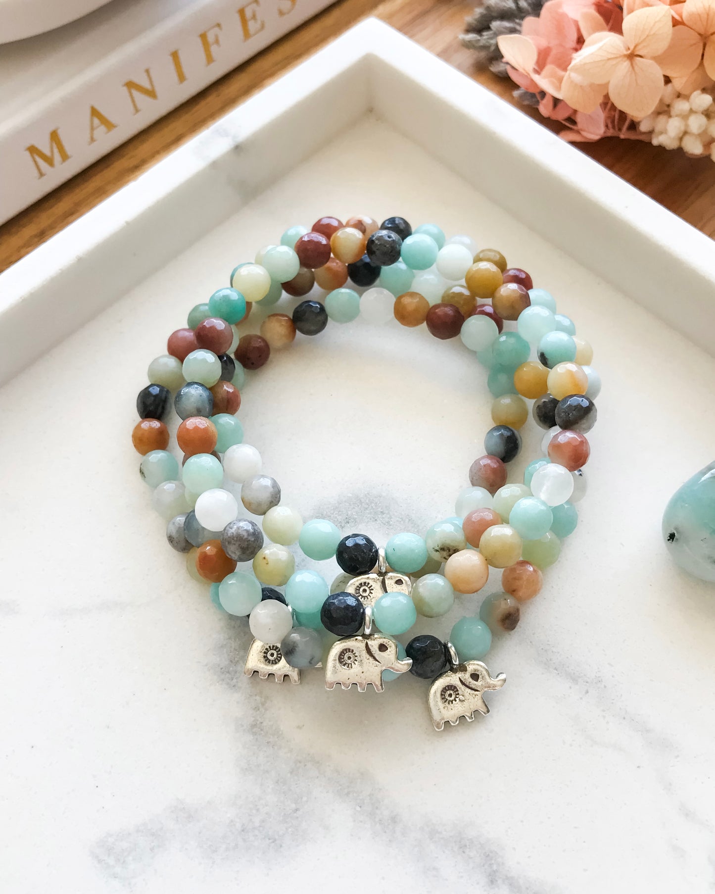 SAFARI | Amazonite Mala Bracelets