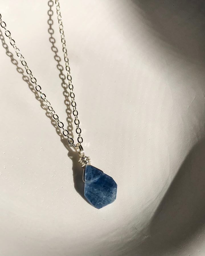 Kyanite Necklace | Silver