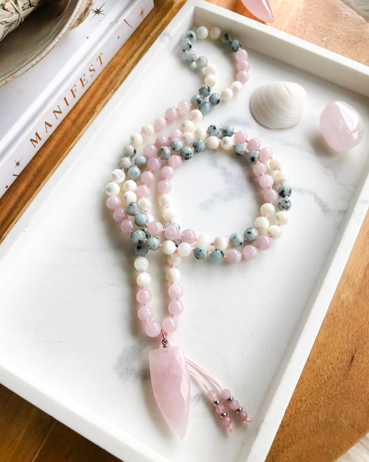 MOONLIT SERENITY Mala Necklace