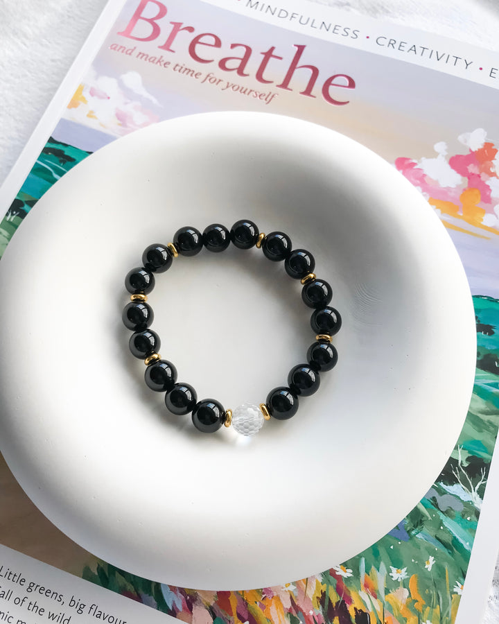 GROUNDING | BLACK ONYX INTENTION BRACELET