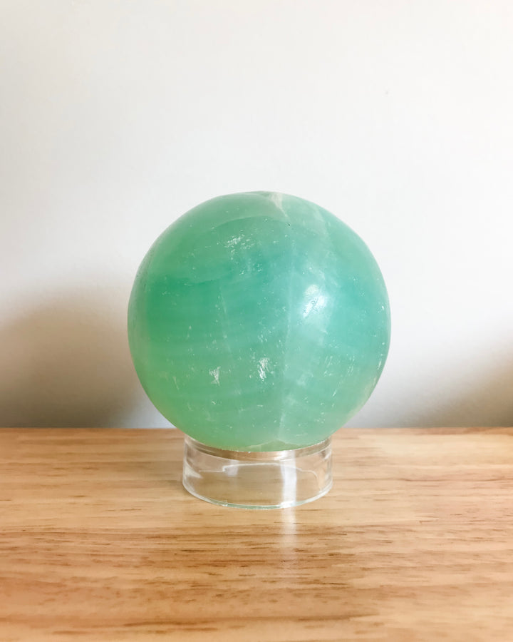 GREEN CALCITE | Sphere