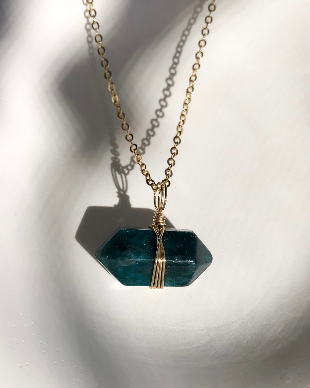 APATITE Necklace | Gold