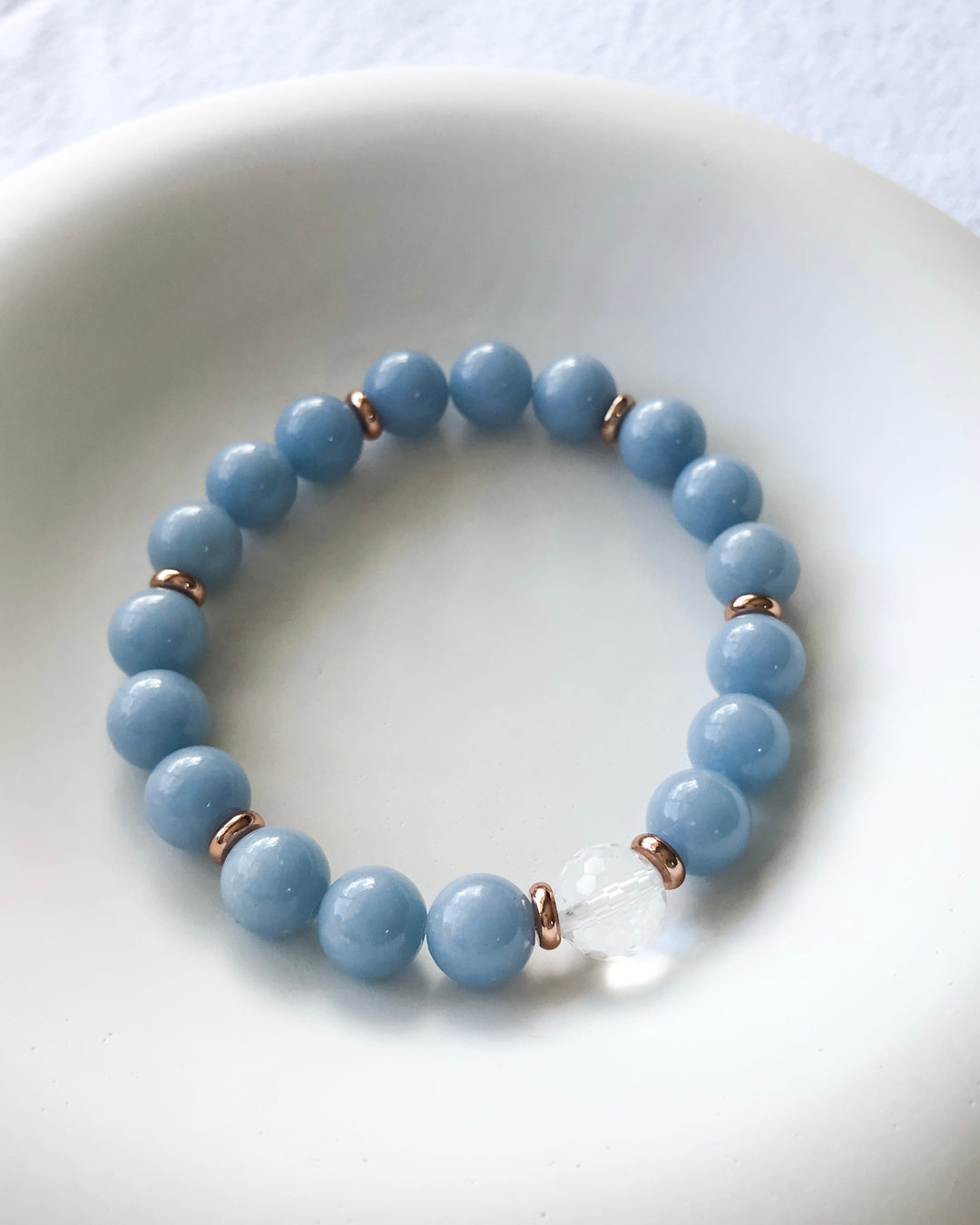 SUPPORT | ANGELITE INTENTION BRACELET