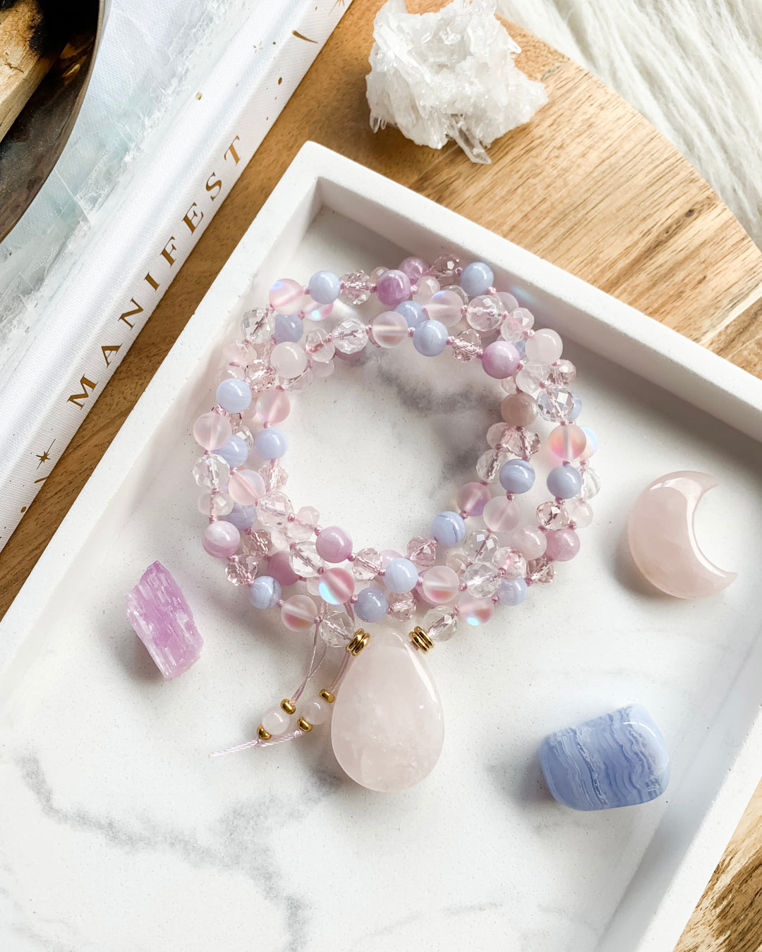 COTTON CANDY SKIES MALA NECKLACE