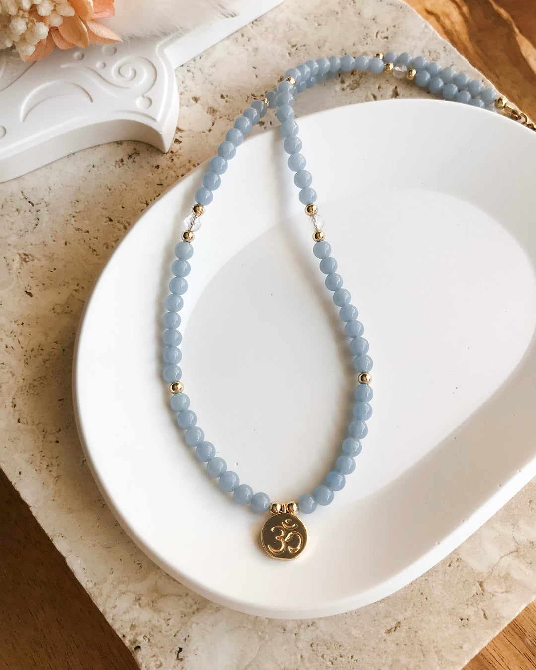 SUPPORT | Angelite Dainty Intention Necklace