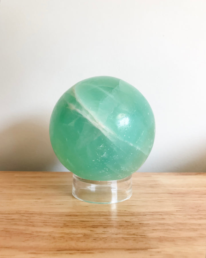 GREEN CALCITE | Sphere