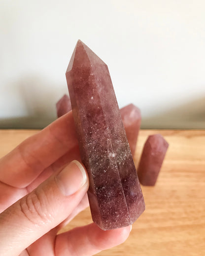 STRAWBERRY QUARTZ | Point