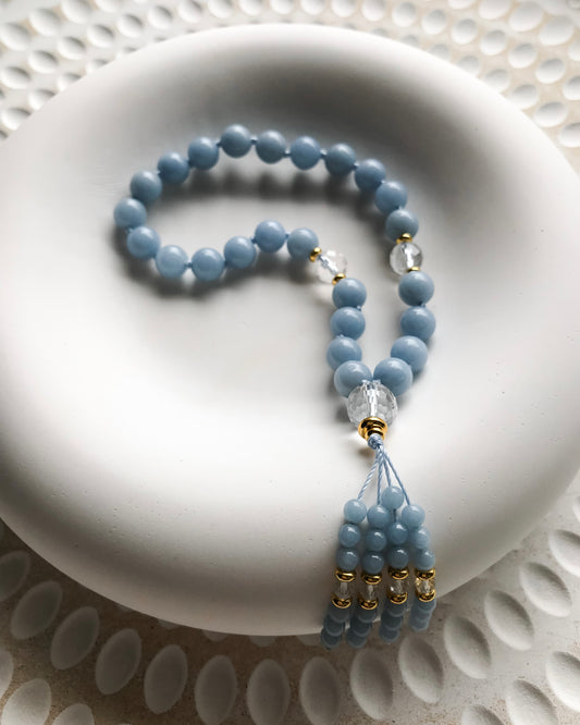 SUPPORT | Angelite Worry Beads