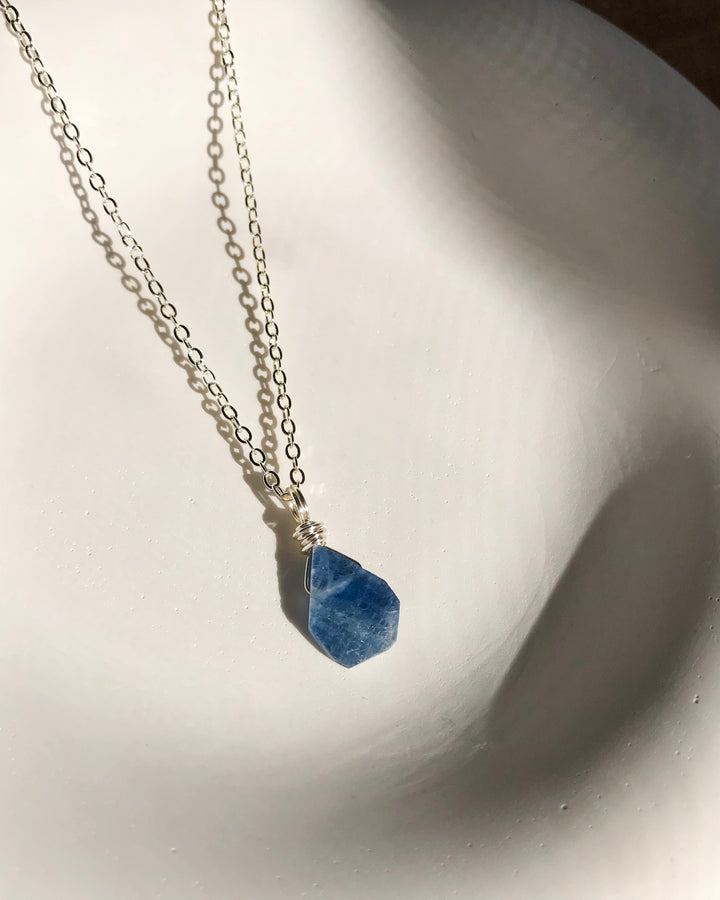 Kyanite Necklace | Silver