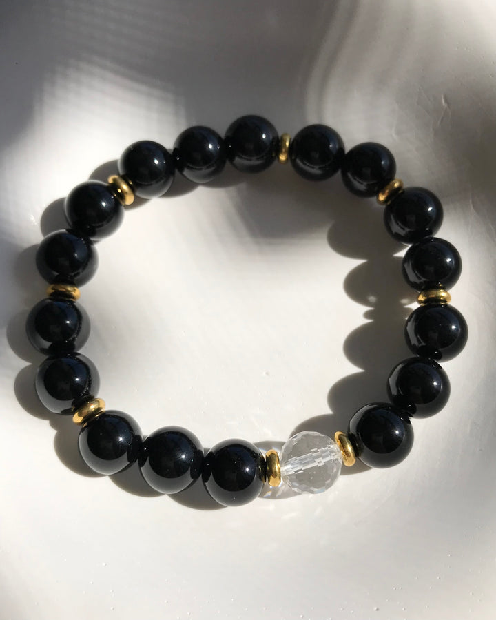 GROUNDING | BLACK ONYX INTENTION BRACELET