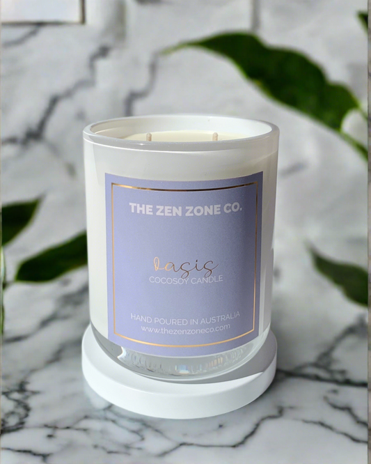 OASIS ~ Lychee + Guava Sorbet Twin Wick Candle