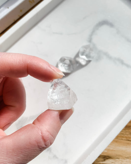 Large Raw Apophyllite Point | Intuitively Chosen