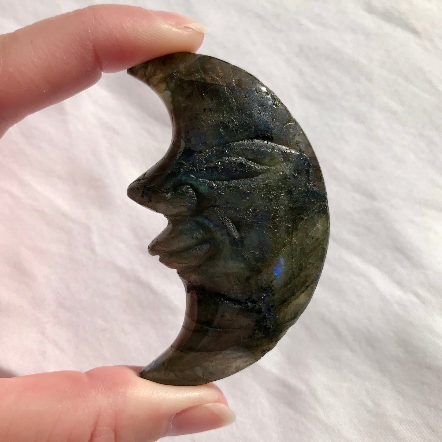 Labradorite Moon Face