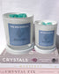amazonite crystal infused candles