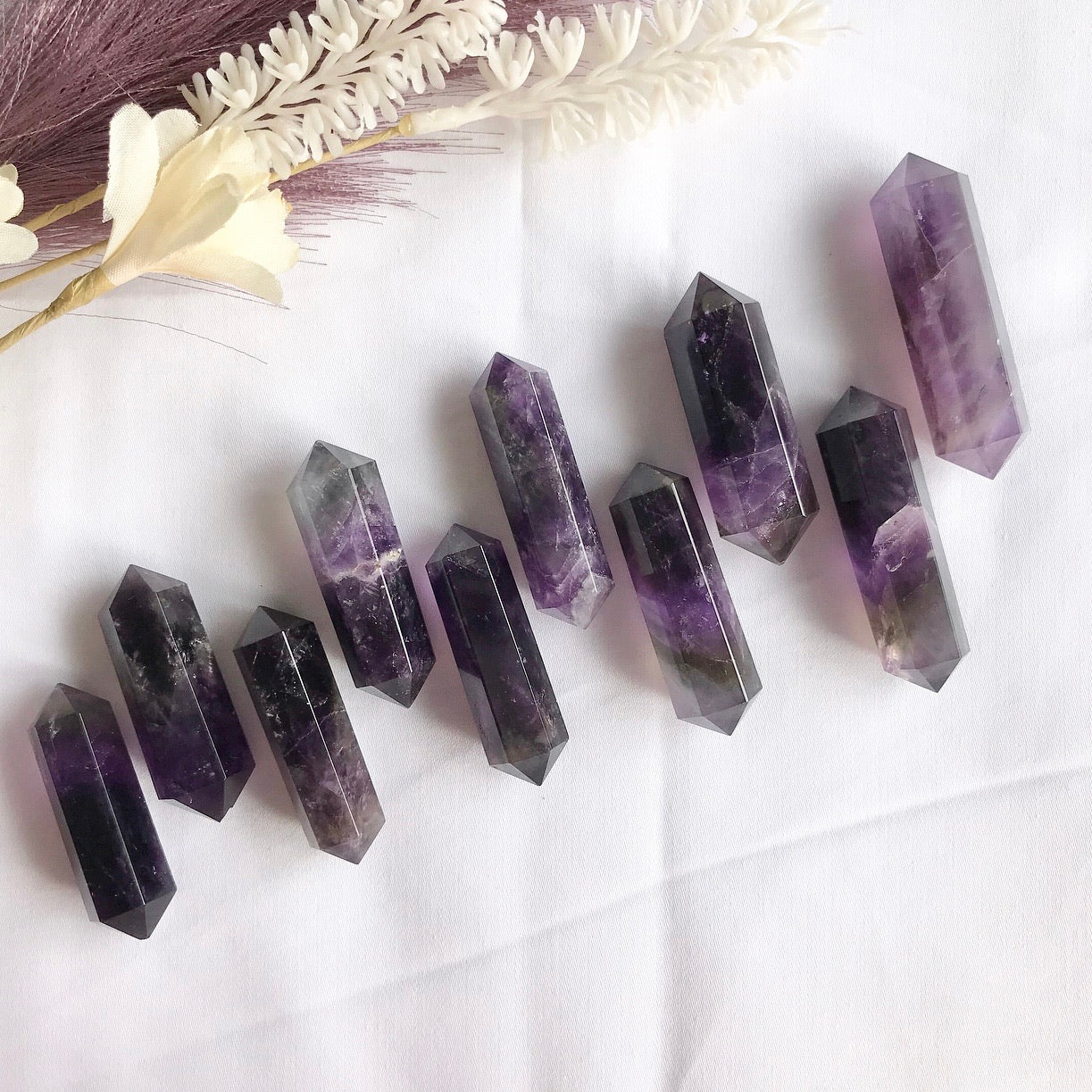 The Zen Zone Co Amethyst Double Terminated Wands