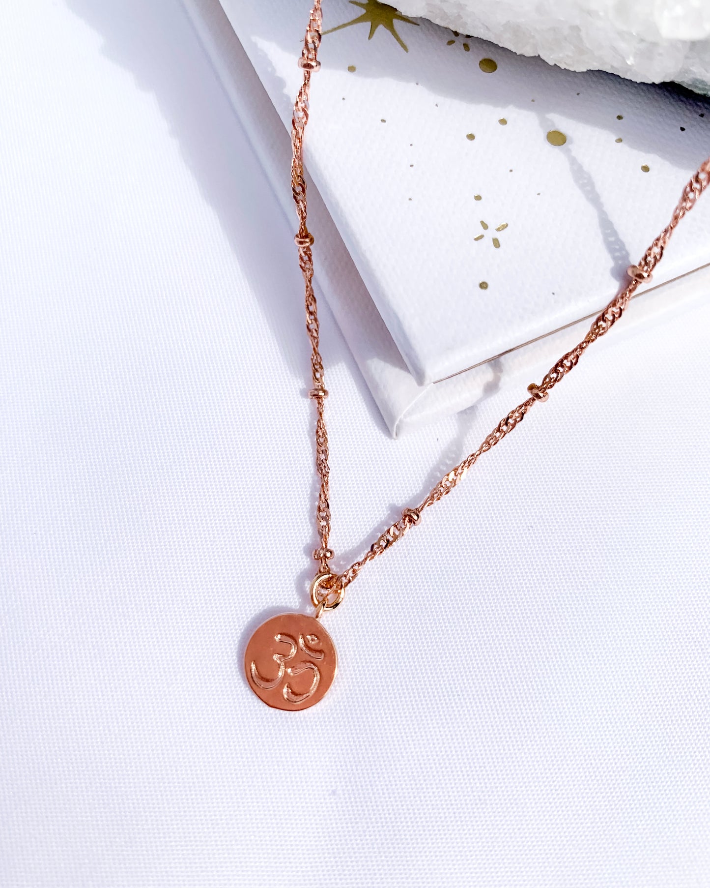 Aum Anklet | Rose Gold | Various Lengths